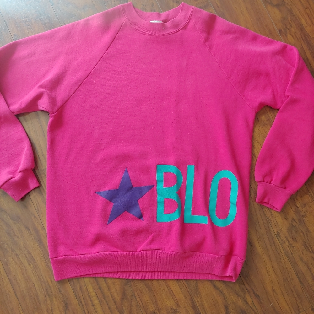 Vintage Bloomies Pink Sweater BJ Design Concepts C